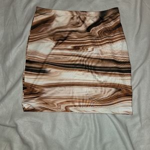 Chocolate swirl skirt